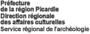 Logo DRAC, service régional de l’Archéologie de Picardie