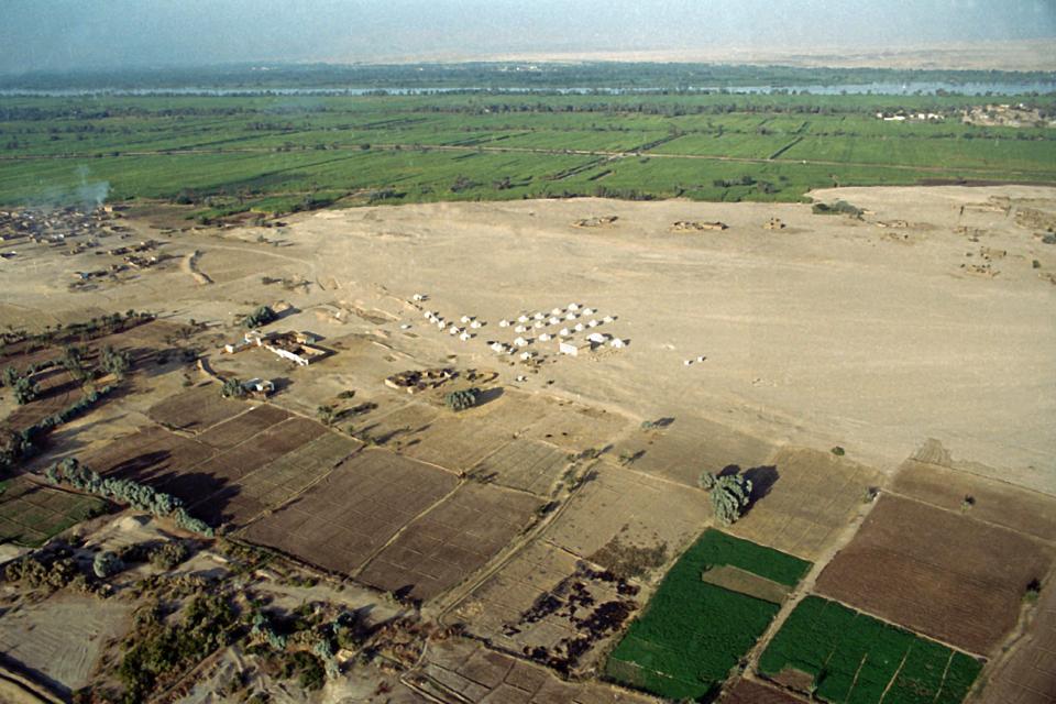 vue générale du site en 2001 vue générale du site en 2001