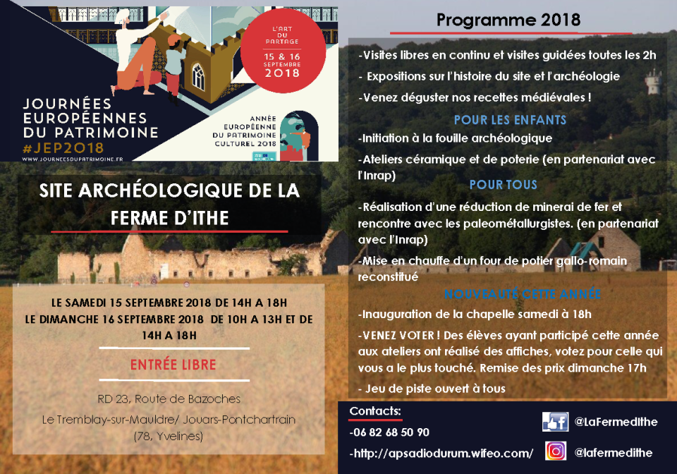 Programme Jouars-Ponchartrain