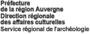 Logo DRAC Auvergne/Service régional de l’Archéologie et Conservation régionale des Monuments historiques