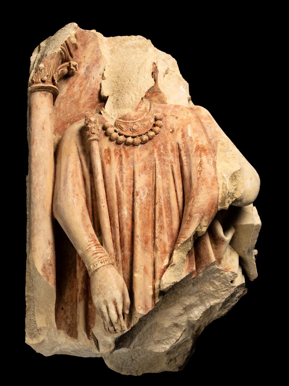 Buste du jubé de Notre-Dame de Paris, vers 1220-1230