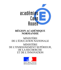 Logo académies Caen Rouen