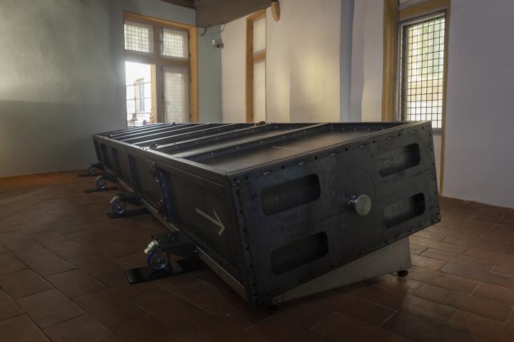 La caisse de la pirogue vivier arrivée à bon port