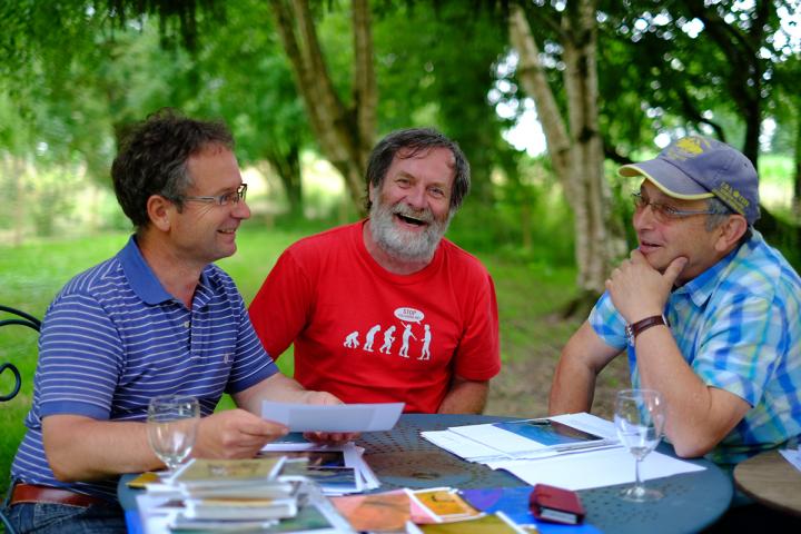  Gilles Leroux, Philippe Guigon, Maurice Gautier.