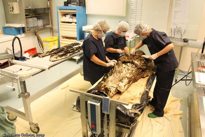 Le corps de Louise de Quengo au CHU de Rangueil à Toulouse