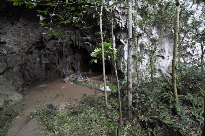 La grotte de Callao, sur l’île de Luçon, où ont été découverts (entre 2011 et 2015) des restes d'Homo luzonensis