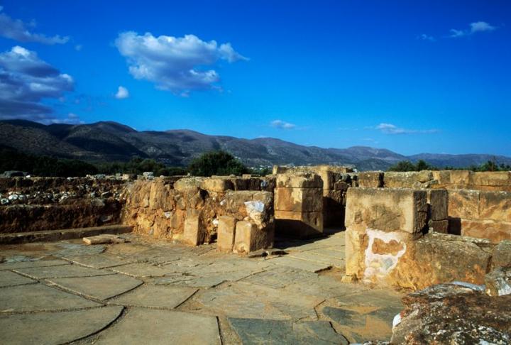 Crypte des piliers du palais de Malia (Crête) - civilisation Minoenne