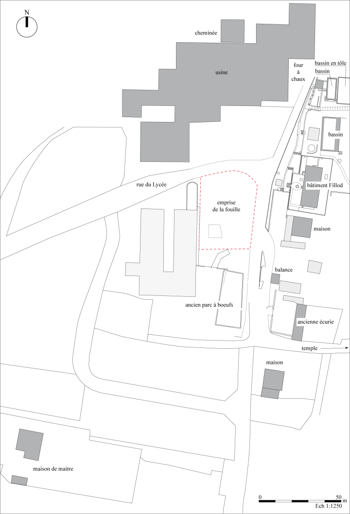 Le quartier de la Saline les Hauts, vestiges de l’activité industrielle.