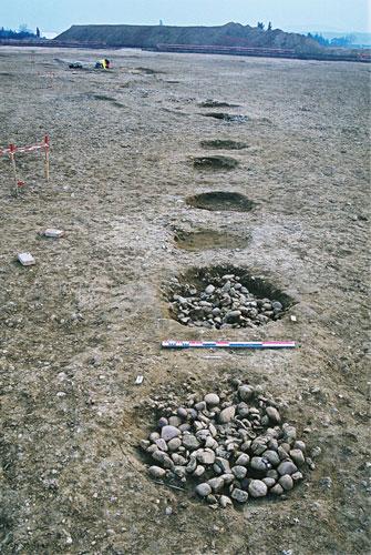 Des foyers néolithiques à pierres chauffées, découverts à Montélimar