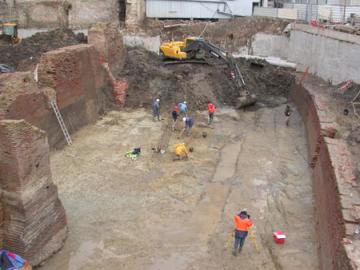 Mise au jour des vestiges du château médiéval des Comtes de Toulouse