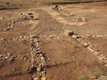 Cuers, visite de la fouille archéologique