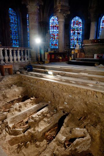 1 000 ans d'inhumations dans l'église de Gonesse