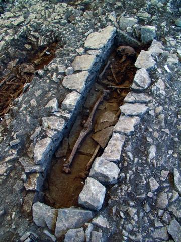 Fouille d'une nécropole mérovingienne à Usseau (Deux-Sèvres)