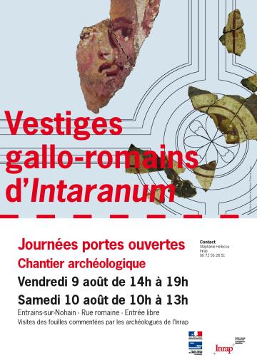 Journées portes ouvertes : Vestiges gallo-romains d'<I>Intaranum</I> à Entrains-sur-Nohain (Nièvre)