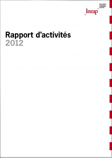 Rapport d'activités de l'Inrap 2012