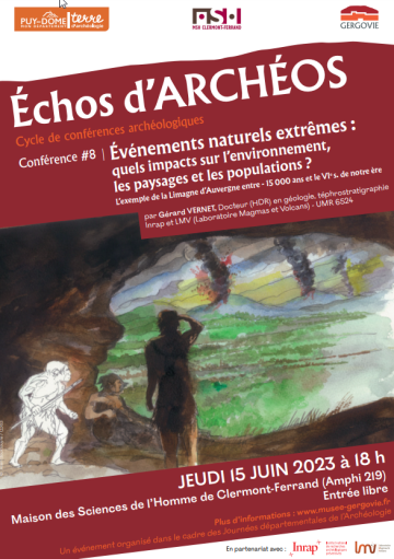 Affiche échos d'archéo ARA Affiche échos d'archéo ARA