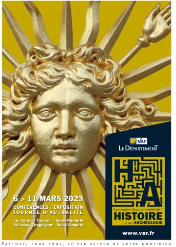 Affiche semaine archéologique du Var Affiche semaine archéologique du Var
