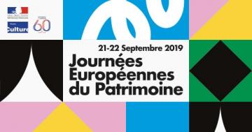 Logo Journée européenne du patrimoine 2019