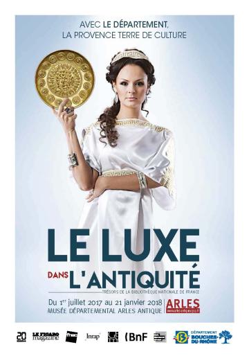 Affiche expo Le luxe dans l'Antiquité