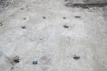 Vue générale du bâtiment principal du VIe – Ve siècle avant notre ère