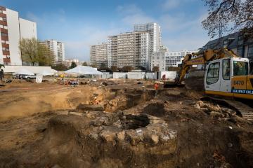 Fouille précédant les travaux de Grand Paris express à Vitry-sur-Seine 