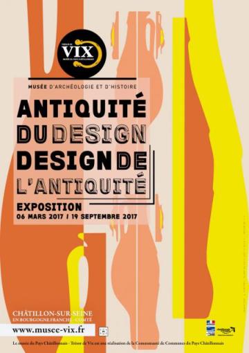 Affiche exposition Antiquité du design, Design de l'Antiquité 