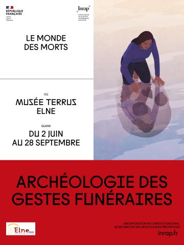 affiche archeocapsule funeraire elne affiche archeocapsule funeraire elne