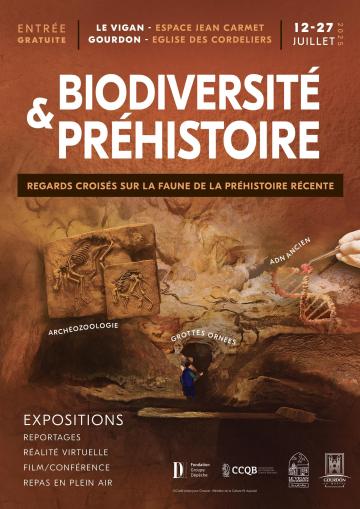 affiche biodiversite et prehistoire