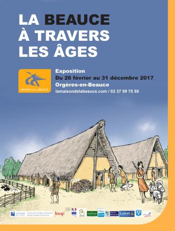 Affiche exposition La Beauce à travers les âges