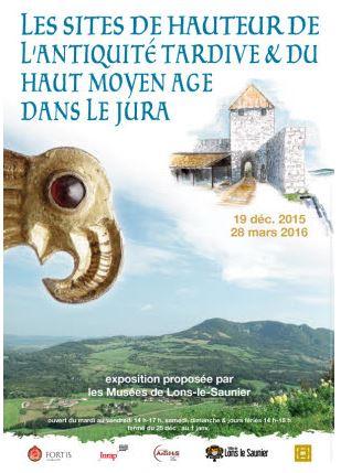 Affiche expo Les sites de hauteur Jura