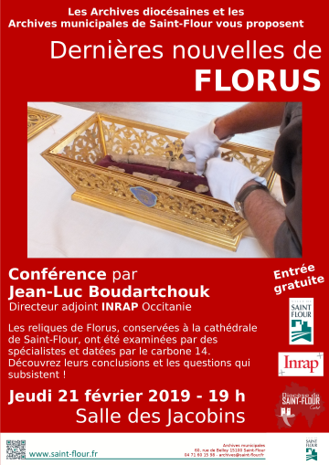 Affiche conférence de Florus Affiche conférence de Florus