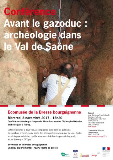 Affiche conférence gazoduc Val de Saône Affiche conférence gazoduc Val de Saône