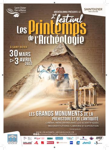 Affiche printemps de l'archéologie