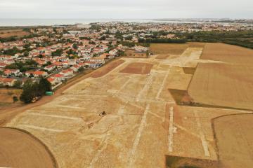 Vue de drone du site d'Aytré