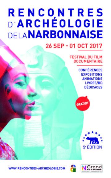 Affiche Rencontres d'archéologie de la Narbonnaise 2017