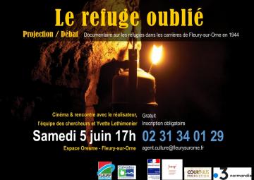 Affiche projection refuge oublié