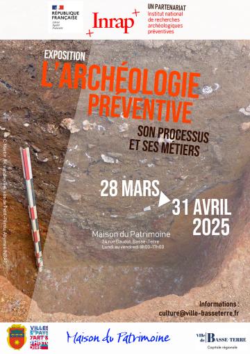 Affiche expo archéologie préventive