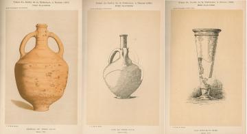 Planches du XIXe siècle présentant l’une des amphores