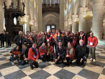 Notre-Dame visite Macron 4