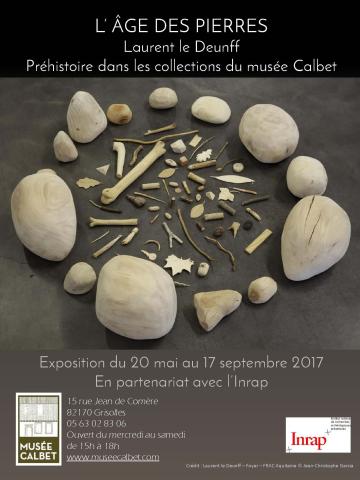 Affiche expo l'age des pierres