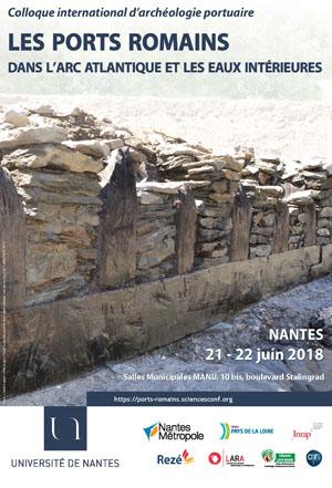 affiche colloque ports romains