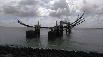 Le monument dédié à l’abolition de l’esclavage de Saint-Nazaire, 21 mai 2021.