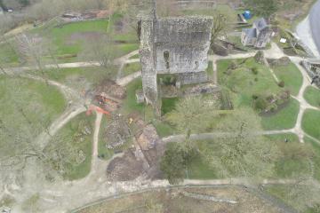 Vue du donjon.