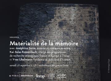 Matérialité de la mémoire