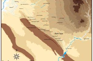  carte de localisation du site (Kurdistan irakien)