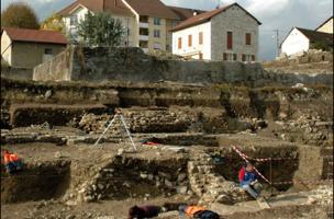 Les thermes antiques de Belley route des Ecassaz