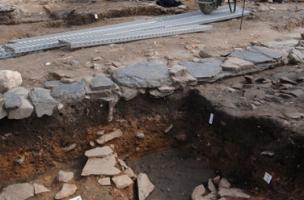 Découverte d'un sanctuaire de Mithra à Angers