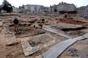 Découverte d'un sanctuaire de Mithra à Angers