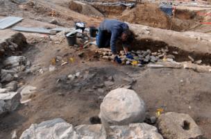 Découverte d'un sanctuaire de Mithra à Angers