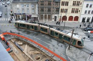 Les fouilles archéologiques de la 2<sup>de</sup> ligne de tramway d'Orléans